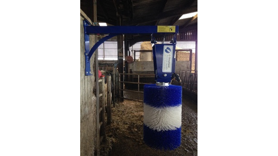 Electric Rotary Cow Brush - Galvanised