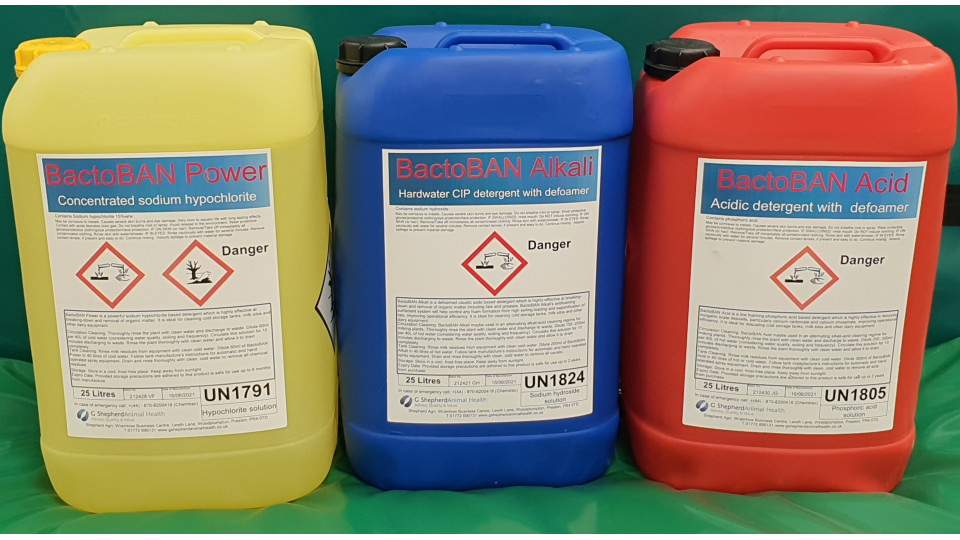 BactoBAN CONCENTRATED Dairy Cleaners for Automated Circulation and Bulk Tank Cleaning