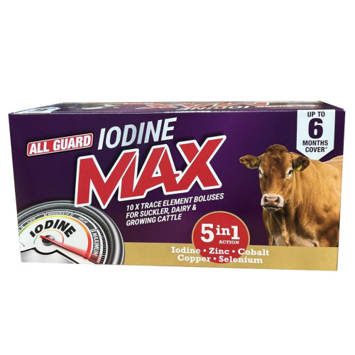 All Guard IODINE MAX Bolus for cattle