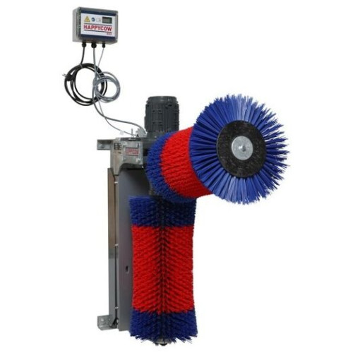 Cow Brush HAPPYCOW Duo. A double electric rotary cow brush