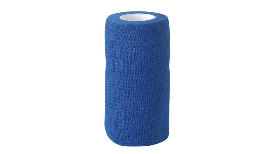 Cohesive Bandages / Hoof Wraps. 10cm x 4.5 metre. 18 rolls. Blue