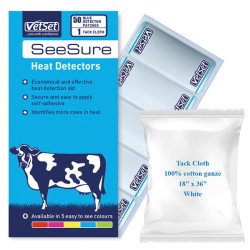 VetSet SeeSure Heat Detection Patch 50pk - Red or Blue