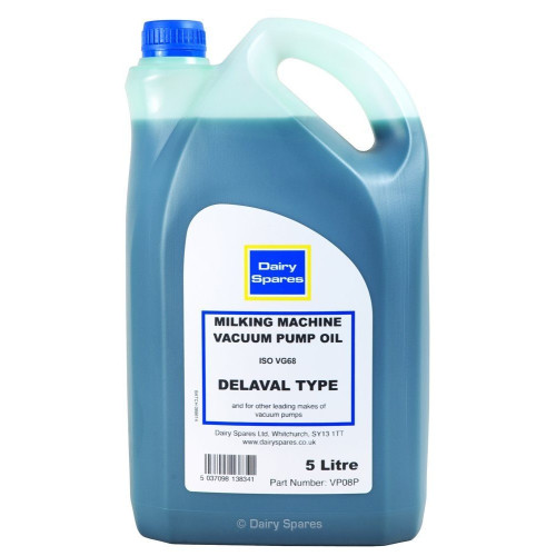 Vacuum Pump Oil Compatibe Delaval (Light Blue) - 5ltr