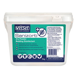 VetSet Sanizorb bedding drying & disinfectant powder