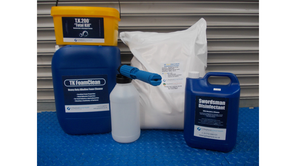 Disinfectant research against Salmonella